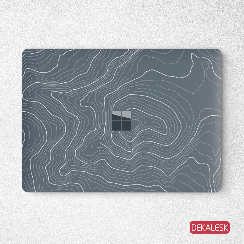 Terrain- Surface Laptop Top Lid Skin - DEKALESK