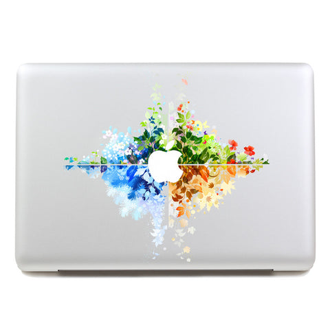 Seasonal Flowers - MacBook Decal - DEKALESK
