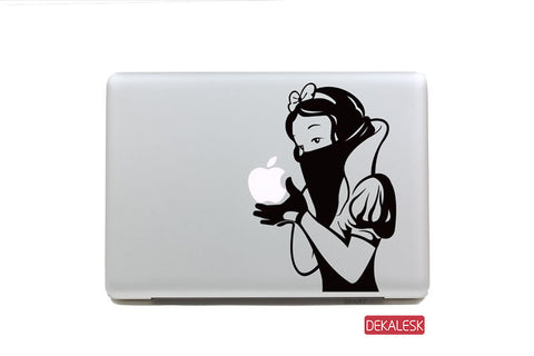 Black Snow White - MacBook Decal Sticker - DEKALESK