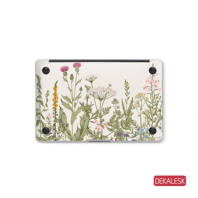 Thistle Garden - MacBook Bottom Skin - DEKALESK