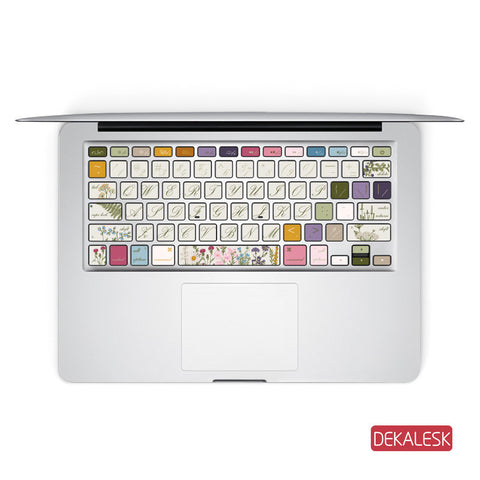 Garden - MacBook Keyboard Stickers - DEKALESK