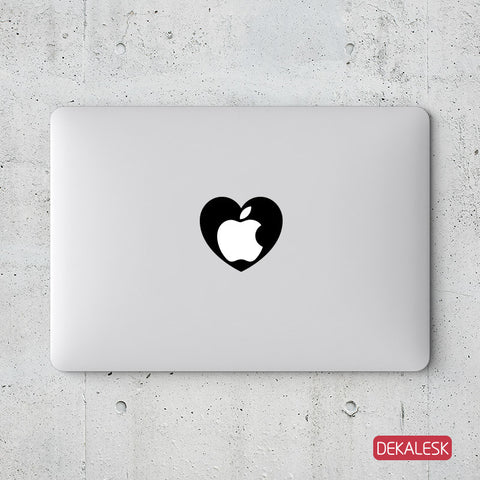 Apple Heart - MacBook Decal - DEKALESK