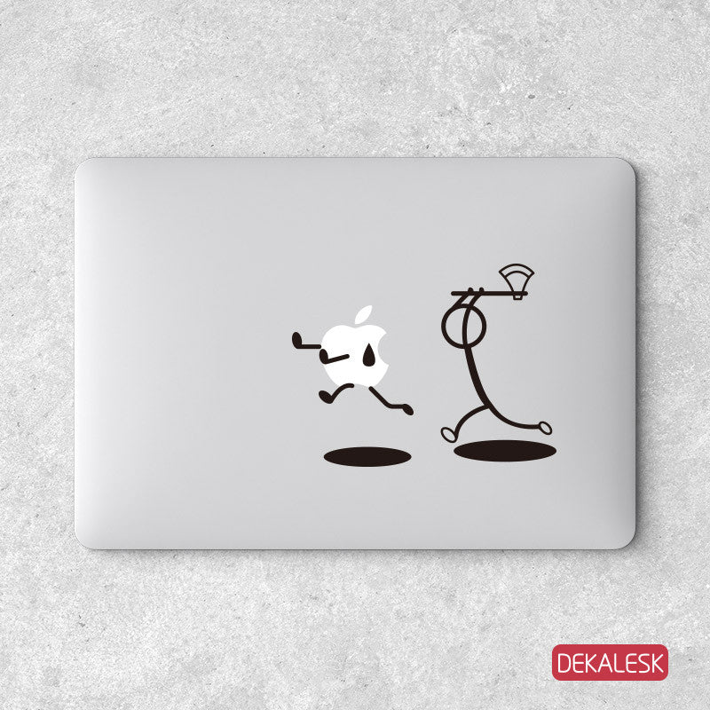 Running Apple - MacBook Decal - DEKALESK
