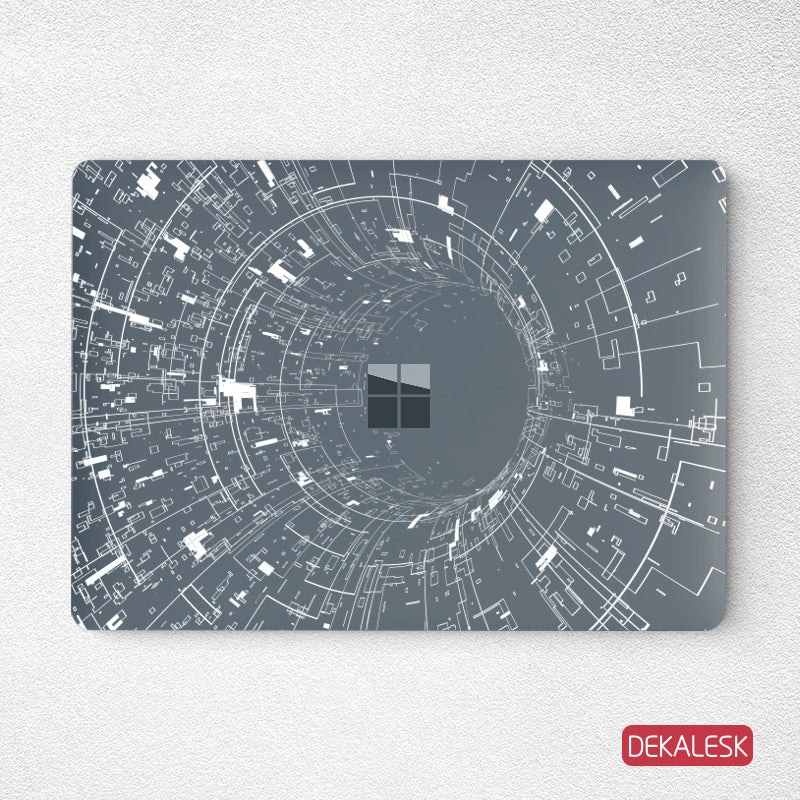 Wormhole- Surface Laptop Top Lid Skin - DEKALESK