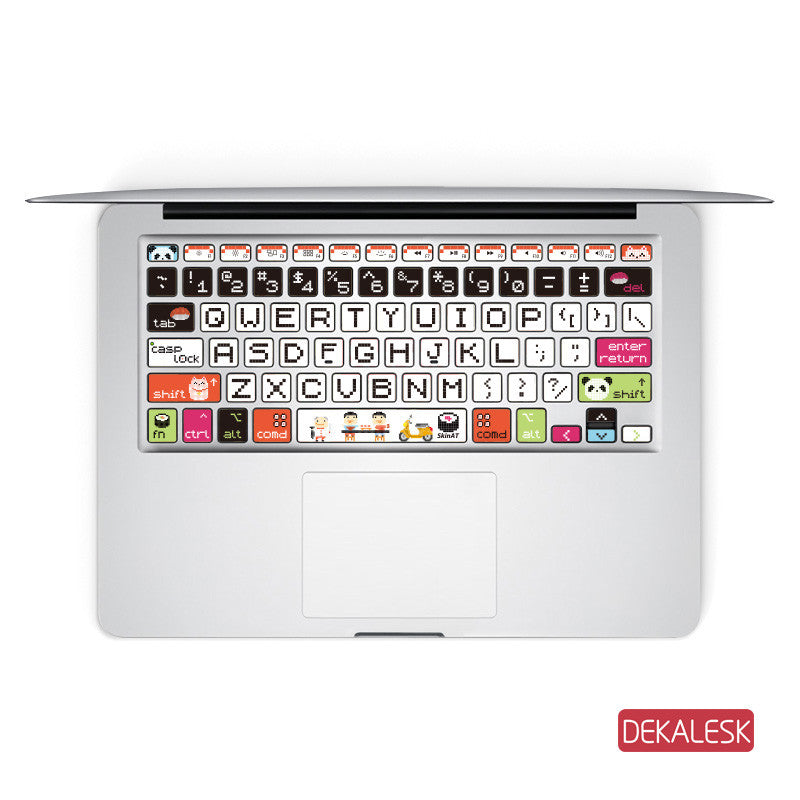 Susi - MacBook Keyboard Stickers - DEKALESK