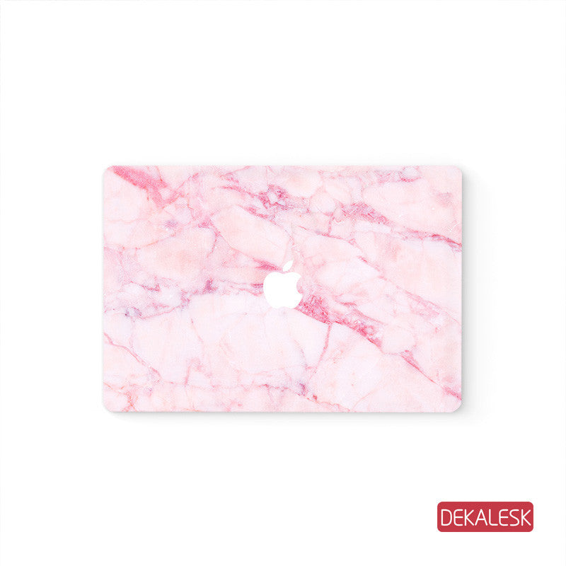 Pink Marble - MacBook Air Stickers Mac Top decal Front Cover Skin - DEKALESK