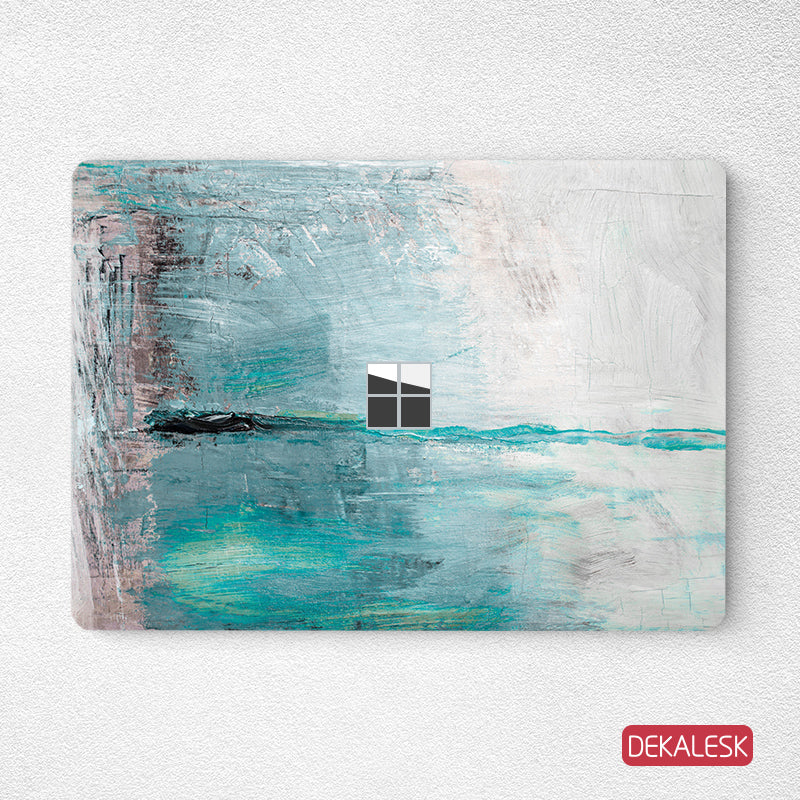 Sea and Sky- Surface Laptop Top Lid Skin - DEKALESK