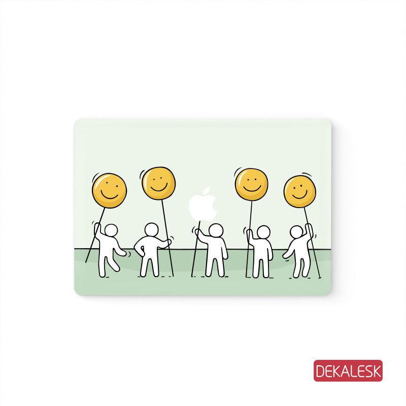 Smiles - MacBook Decal Stickers Skin - DEKALESK