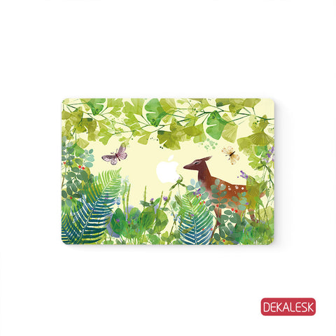 Grass Deer - MacBook Decal Air Laptop Sticker - DEKALESK