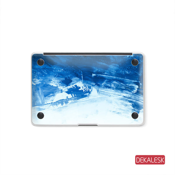 Blue - MacBook Pro Keyboard Stickers Top Skin Full Bottom Decal Protector - DEKALESK