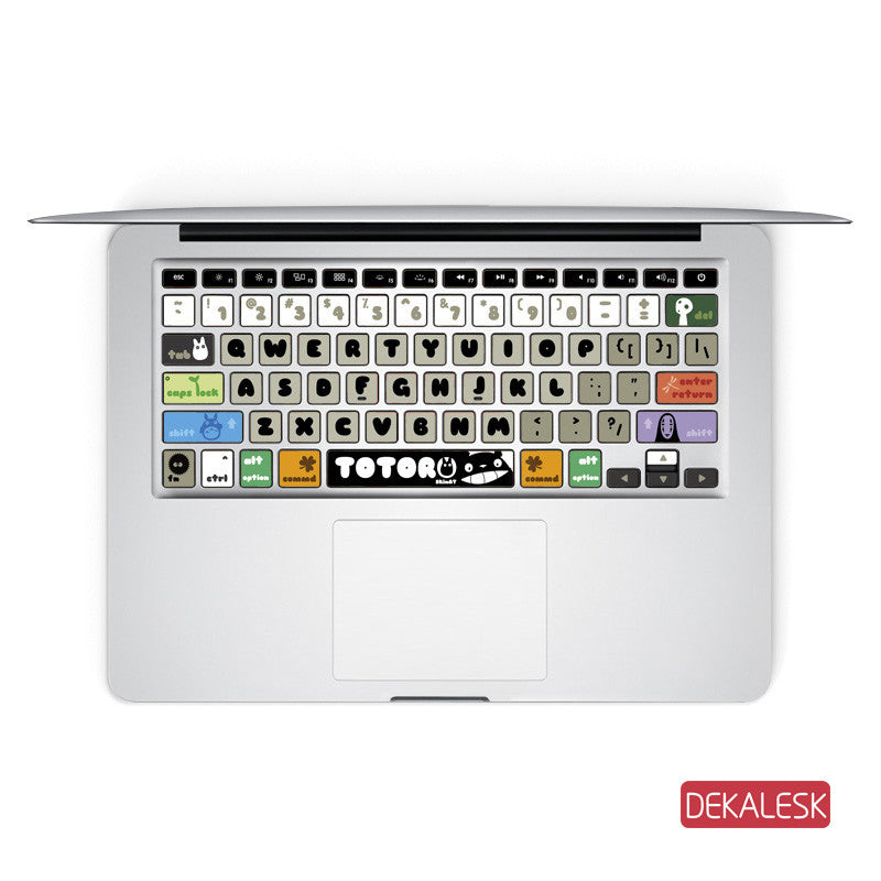 Totoro - MacBook Keyboard Stickers - DEKALESK
