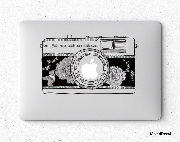 Camera Geek Stickers MacBook Air 13 Skin MacBook Pro Decal MacBook Pro Skins Clear MacBook Skin MacBook Sticker Laptop Stickers Skins