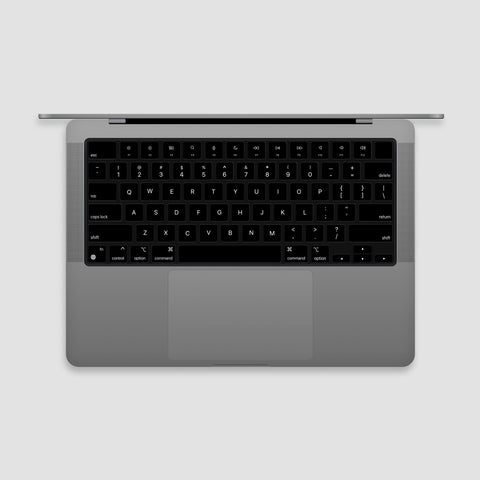 Black MacBook keyboard Stickers | Keyboard key's individual Stickers| MacBook Air Vinyl Key’s Skin| MacBook M1 Chip Accessories