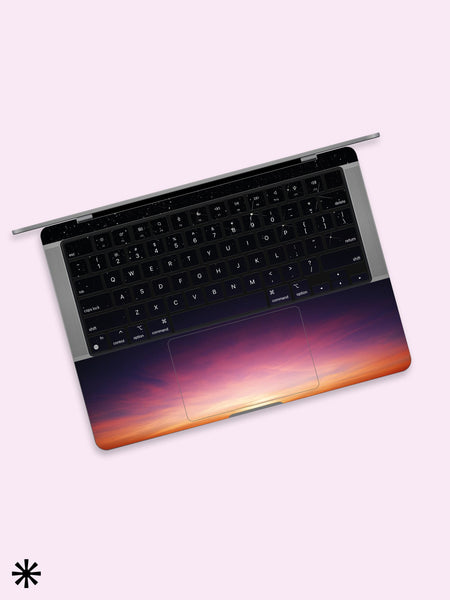 Sunset MacBook Skin MacBook keyboard Skin MacBook Pro 13 cover MacBook Air M2 Skin Laptop Vinyl cover  (Choose different version)