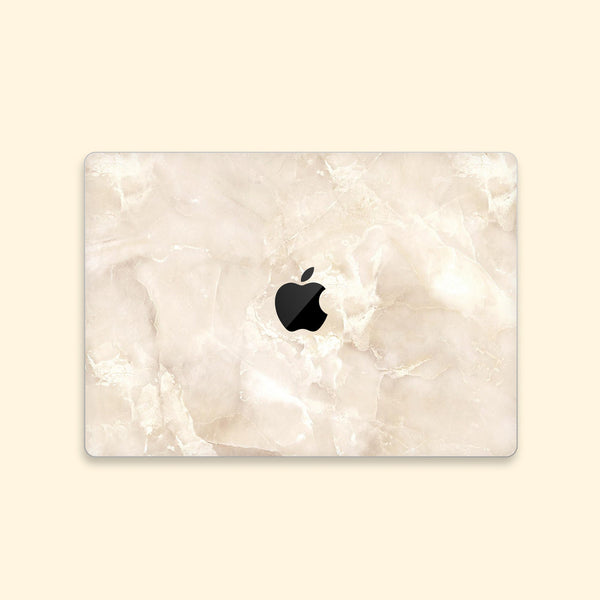 Beige Marbled Keyboard MacBook Pro Touch 16 Skin MacBook Air Cover MacBook Retina 12 Protective Vinyl skin Anti Scratch Laptop Cover