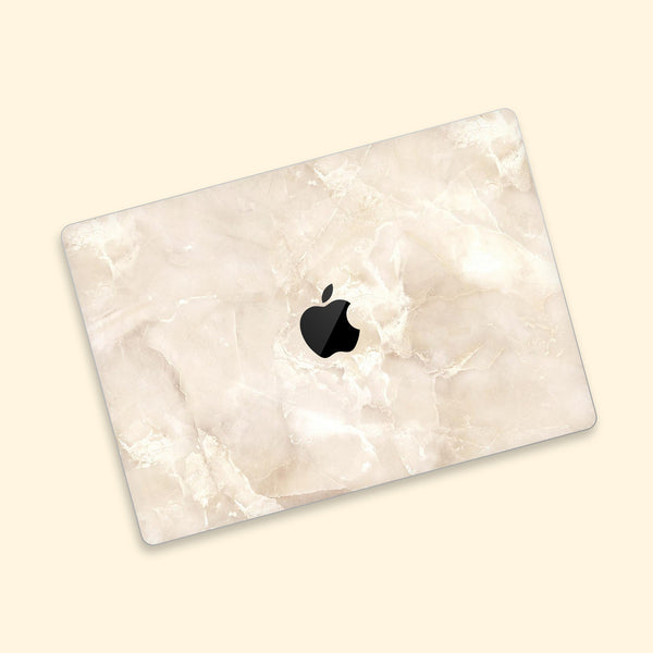 Beige Marbled Keyboard MacBook Pro Touch 16 Skin MacBook Air Cover MacBook Retina 12 Protective Vinyl skin Anti Scratch Laptop Cover