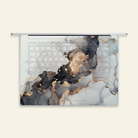 Gold Marble Microsoft SurfaceBook Laptop Skin Keyboard Sticker 13in Core i5 Surface Book 3 15 inch Decal Protector Cover