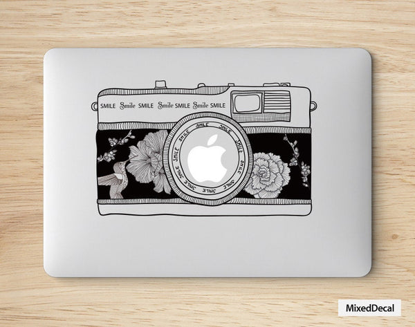 Camera Geek Stickers MacBook Air 13 Skin MacBook Pro Decal MacBook Pro Skins Clear MacBook Skin MacBook Sticker Laptop Stickers Skins