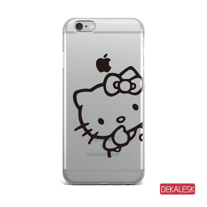 Kitty - iPhone 6/6S Transparent Cases iPhone 6s/ 6s Plus / iPhone 7/ iPhone 7 Plus - DEKALESK