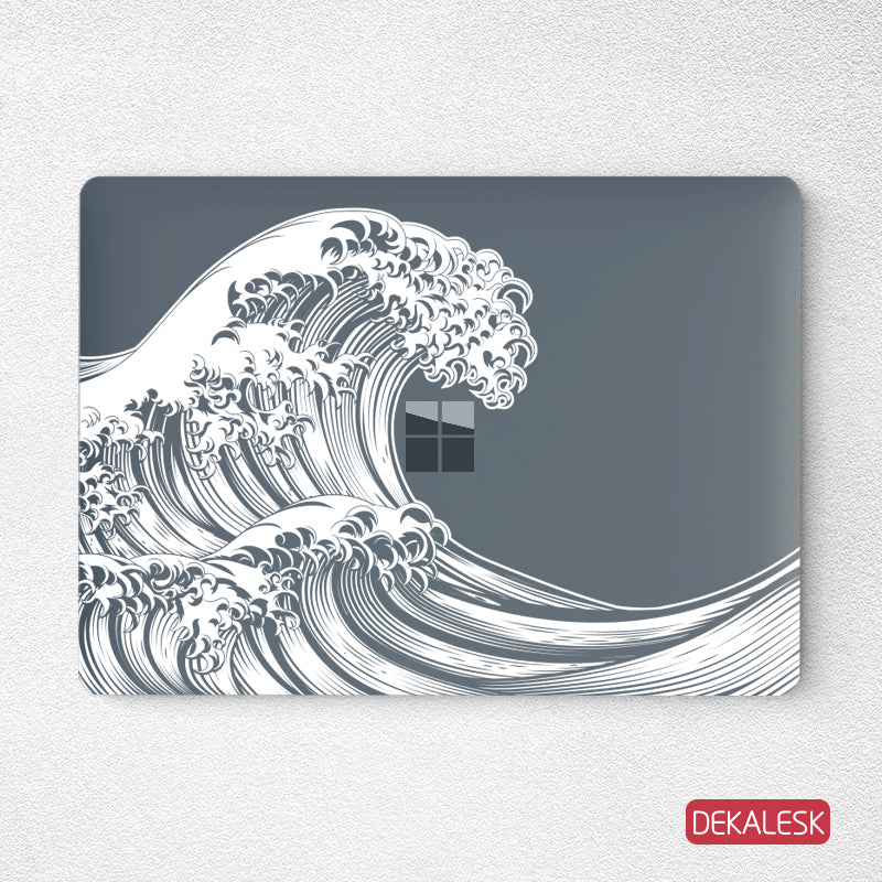 Great Wave- Surface Laptop Top Lid Skin - DEKALESK