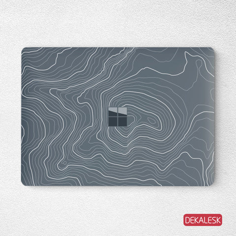 Terrain- Surface Laptop Top Lid Skin - DEKALESK