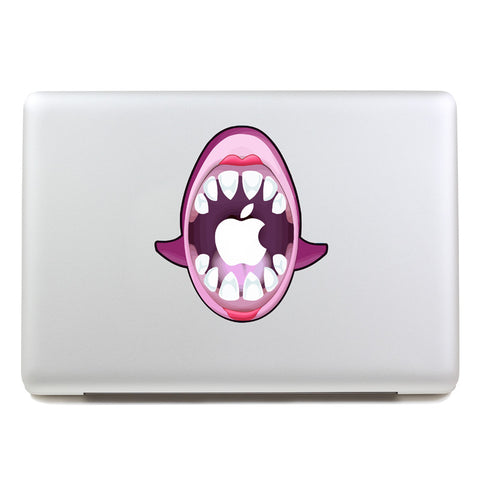 Shark Mouth - MacBook Decal - DEKALESK