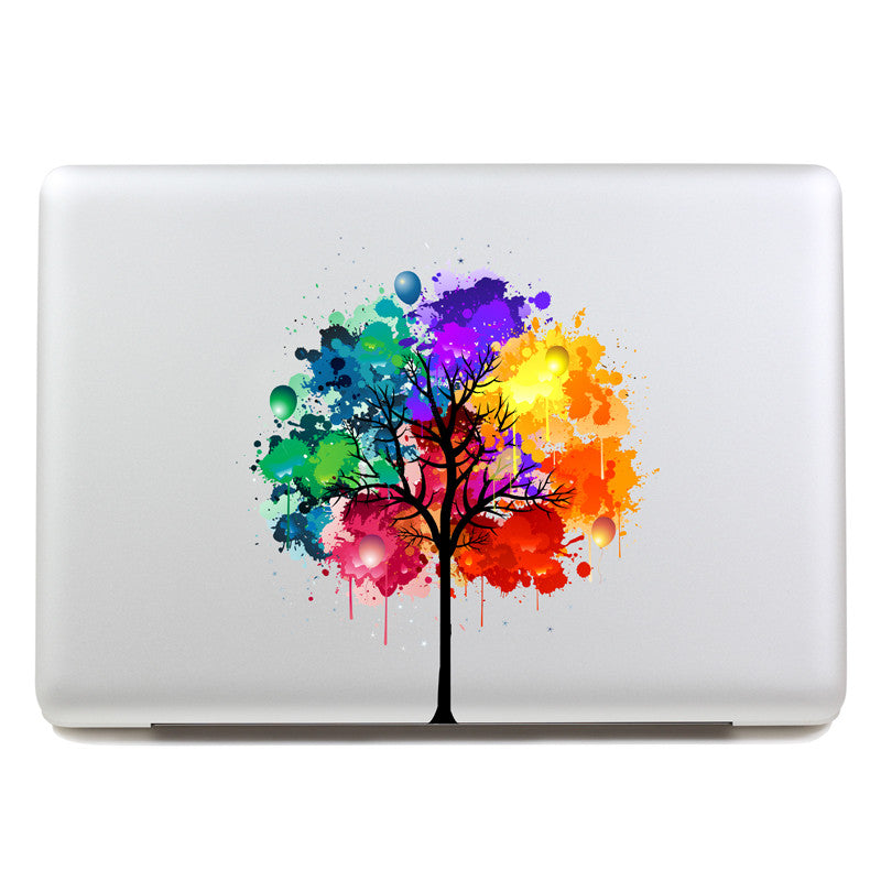 Multicolored Tree - MacBook Decal - DEKALESK