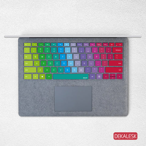 Ice cream Swatch- Surface Laptop/surface Book/Surface Pro 7 Keyboard Keys Skin - DEKALESK