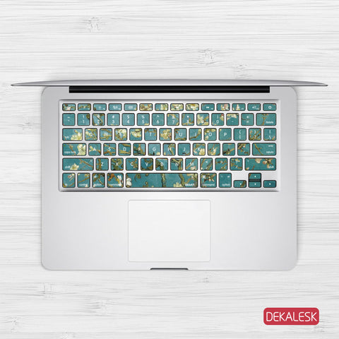 Apricot - MacBook Keyboard Stickers - DEKALESK