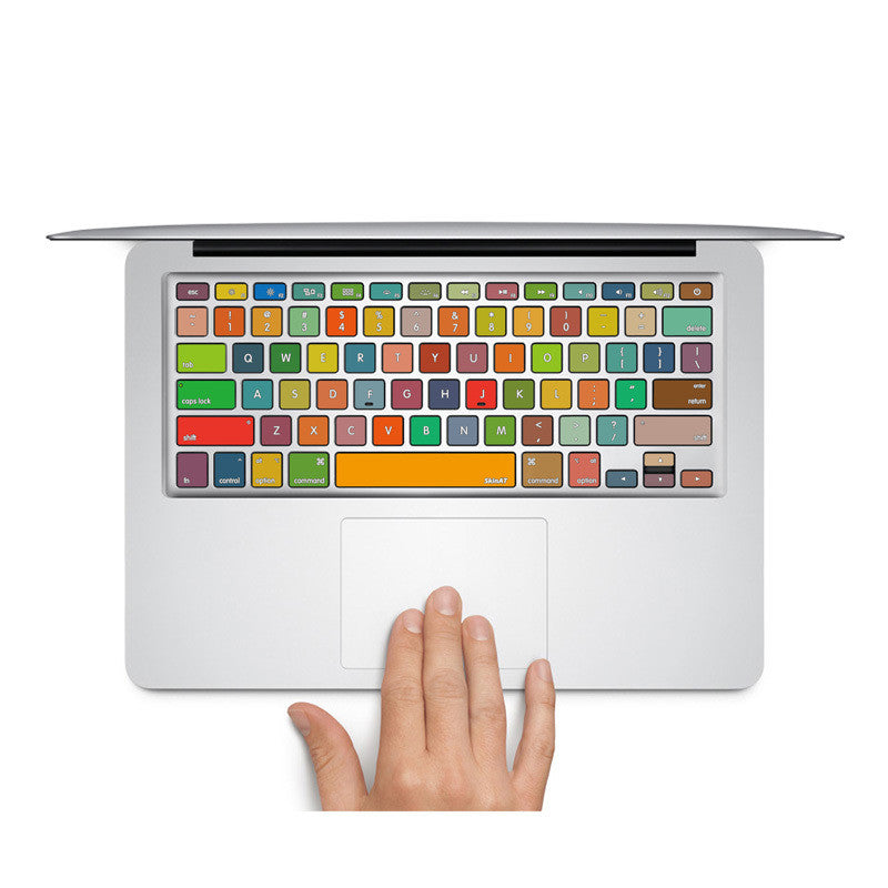 Multicolored Keys - MacBook Keyboard Stickers - DEKALESK
