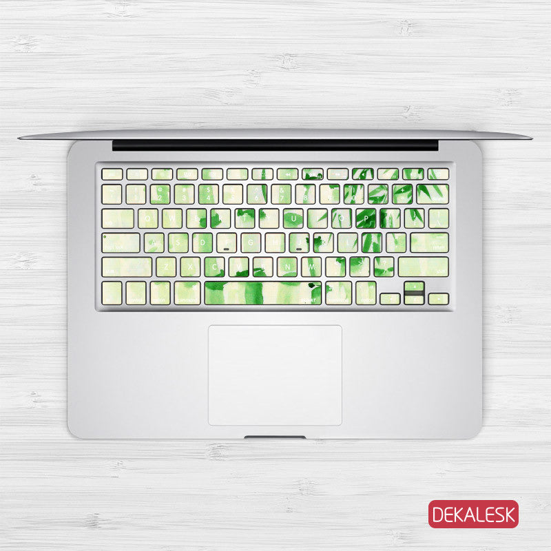 Bamboo - MacBook Keyboard Stickers - DEKALESK