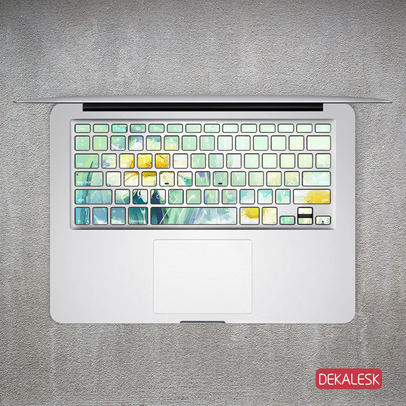 Daisies - MacBook Keyboard Stickers - DEKALESK