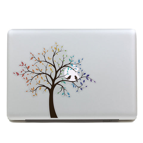 Rainbow Leaves - MacBook Decal - DEKALESK