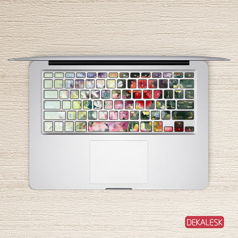 Elegant Painting - MacBook Keyboard Stickers - DEKALESK