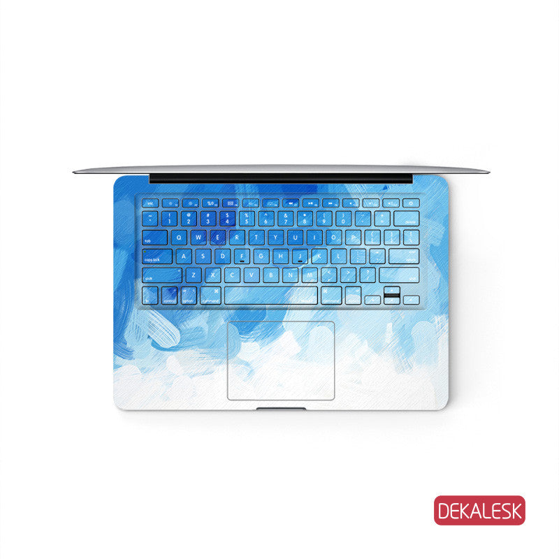 Blue Gouache - MacBook Keyboard Skin - DEKALESK