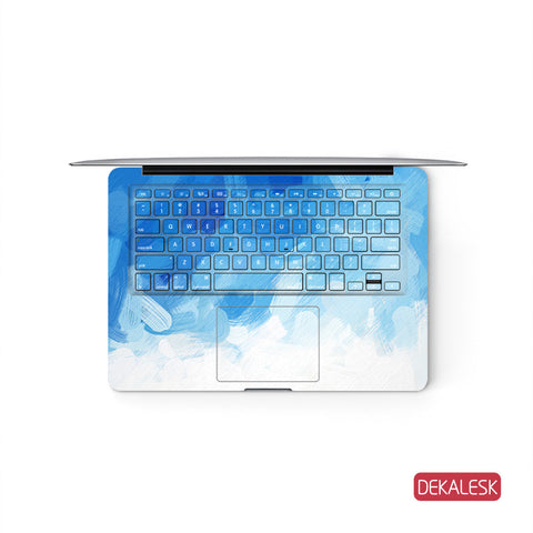 Blue Gouache - MacBook Keyboard Skin - DEKALESK