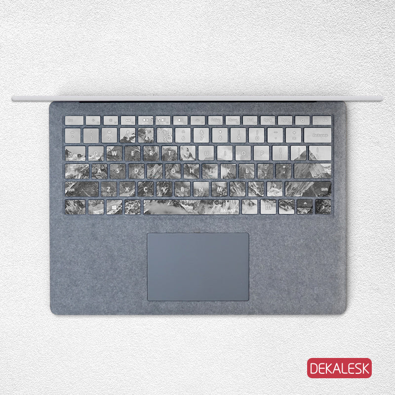 Snow Mountain- Surface Laptop/surface Book/Surface Pro Keyboard Keys Skin - DEKALESK
