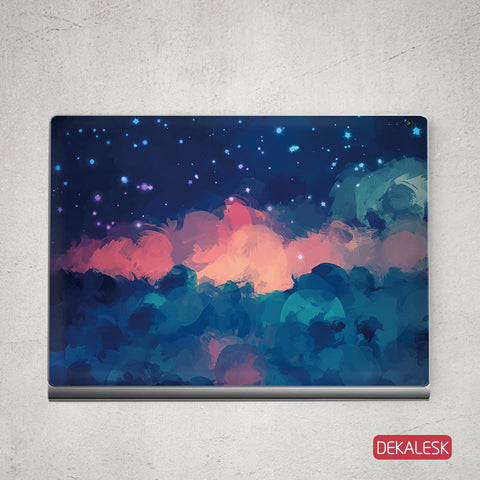 Red Cloudy Sky - Surface Book Skin - DEKALESK