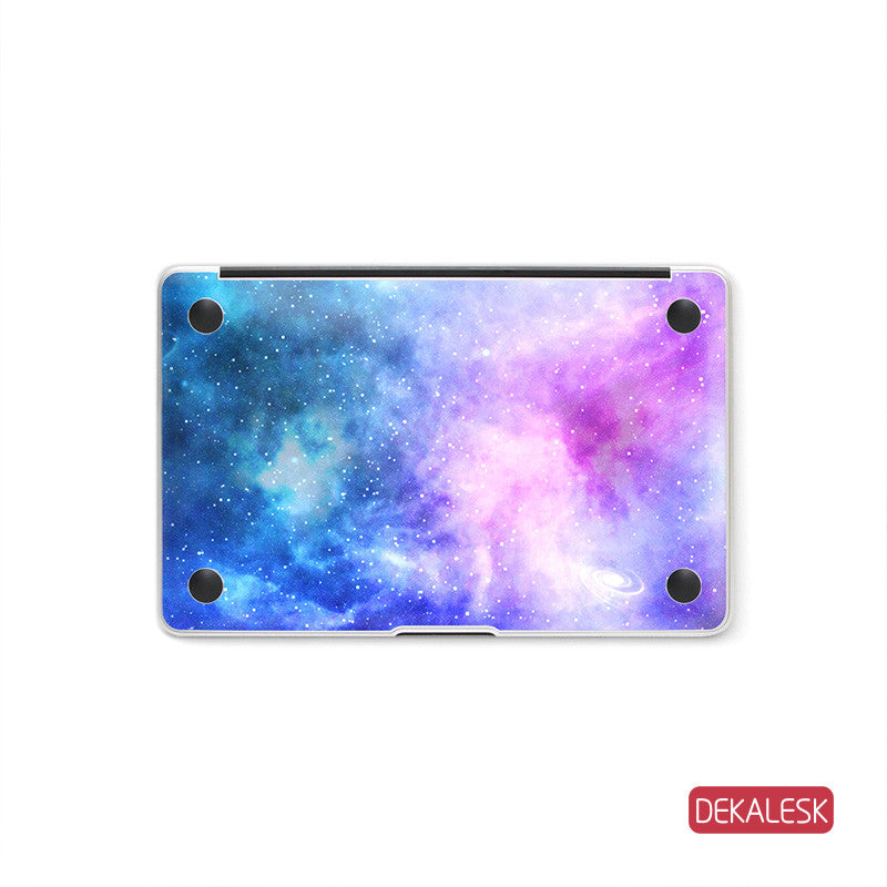 Vibrant Galaxy - MacBook Bottom Skin - DEKALESK