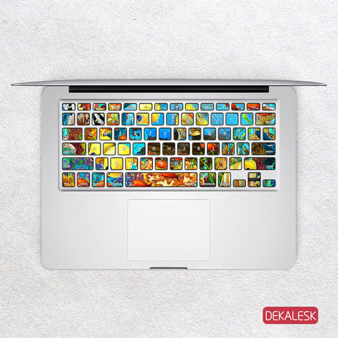 Seabed - MacBook Keyboard Stickers - DEKALESK