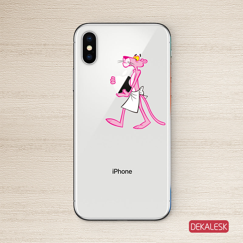 Pink Leopard iPhone X Decal Sticker iPhone 7/ iPhone 7 Plus / iPhone 8/ iPhone 8 Plus - DEKALESK