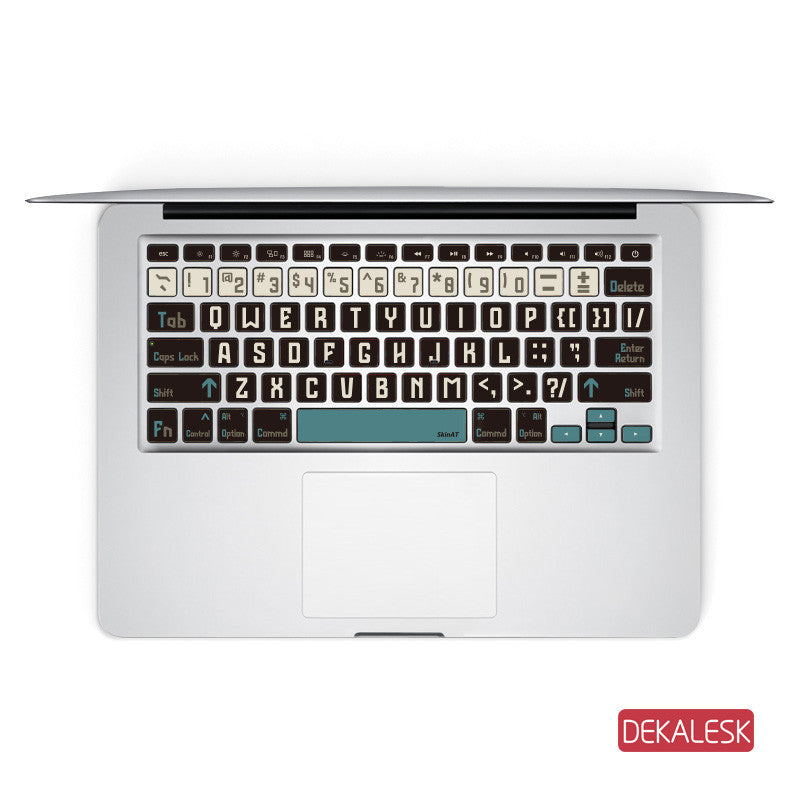 Black - MacBook Keyboard Stickers - DEKALESK