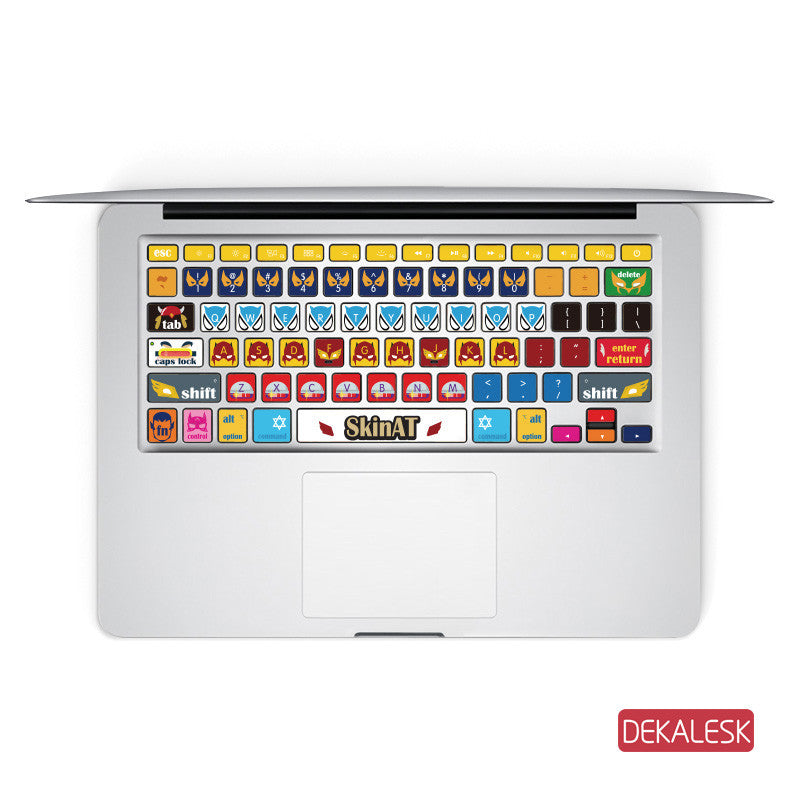 Heros  - MacBook Keyboard Stickers - DEKALESK