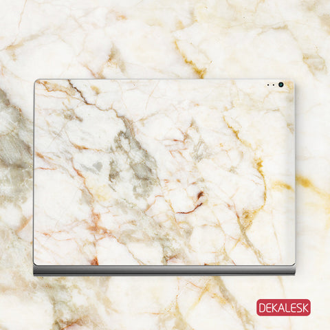 Orange Marble - Surface Book Skin - DEKALESK