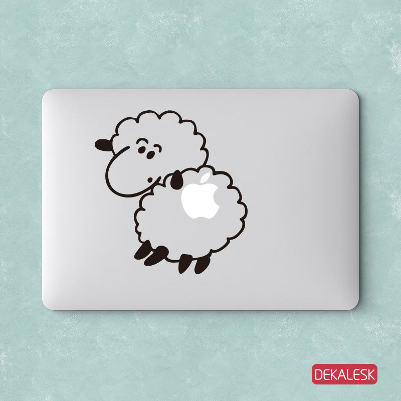 Cute Sheep - MacBook Decal - DEKALESK