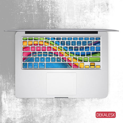 Color Blend - MacBook Keyboard Stickers - DEKALESK