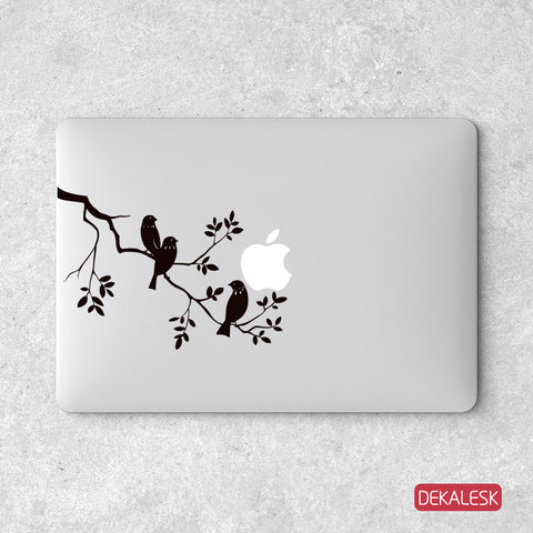 Birds On A Tree - MacBook Decal - DEKALESK