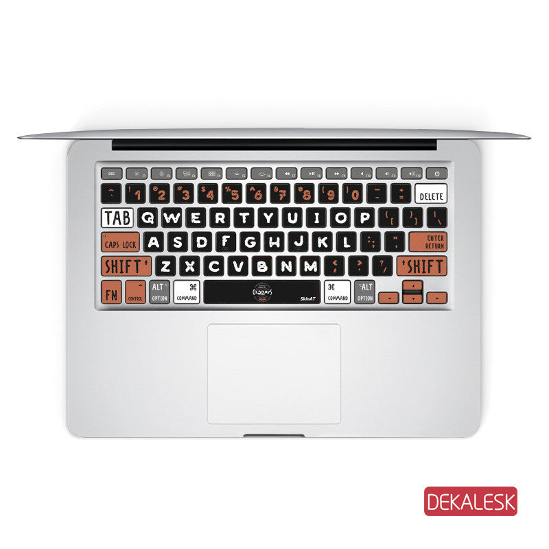 Marble Character - MacBook Keyboard Stickers - DEKALESK