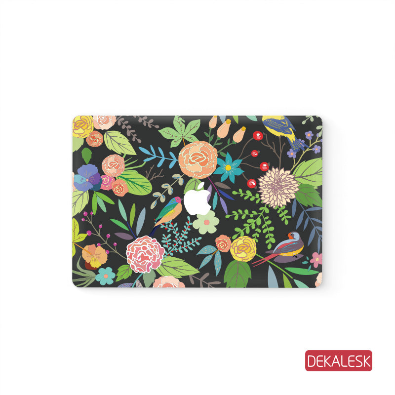 Classic Floral - MacBook Decal Stickers Skin - DEKALESK
