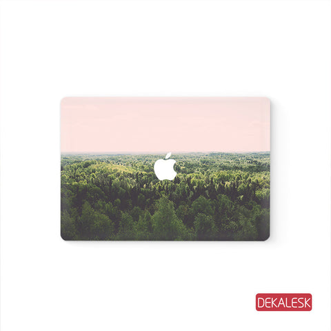 Forest  - MacBook Pro Stickers Mac Top decal  Front Cover Skin - DEKALESK